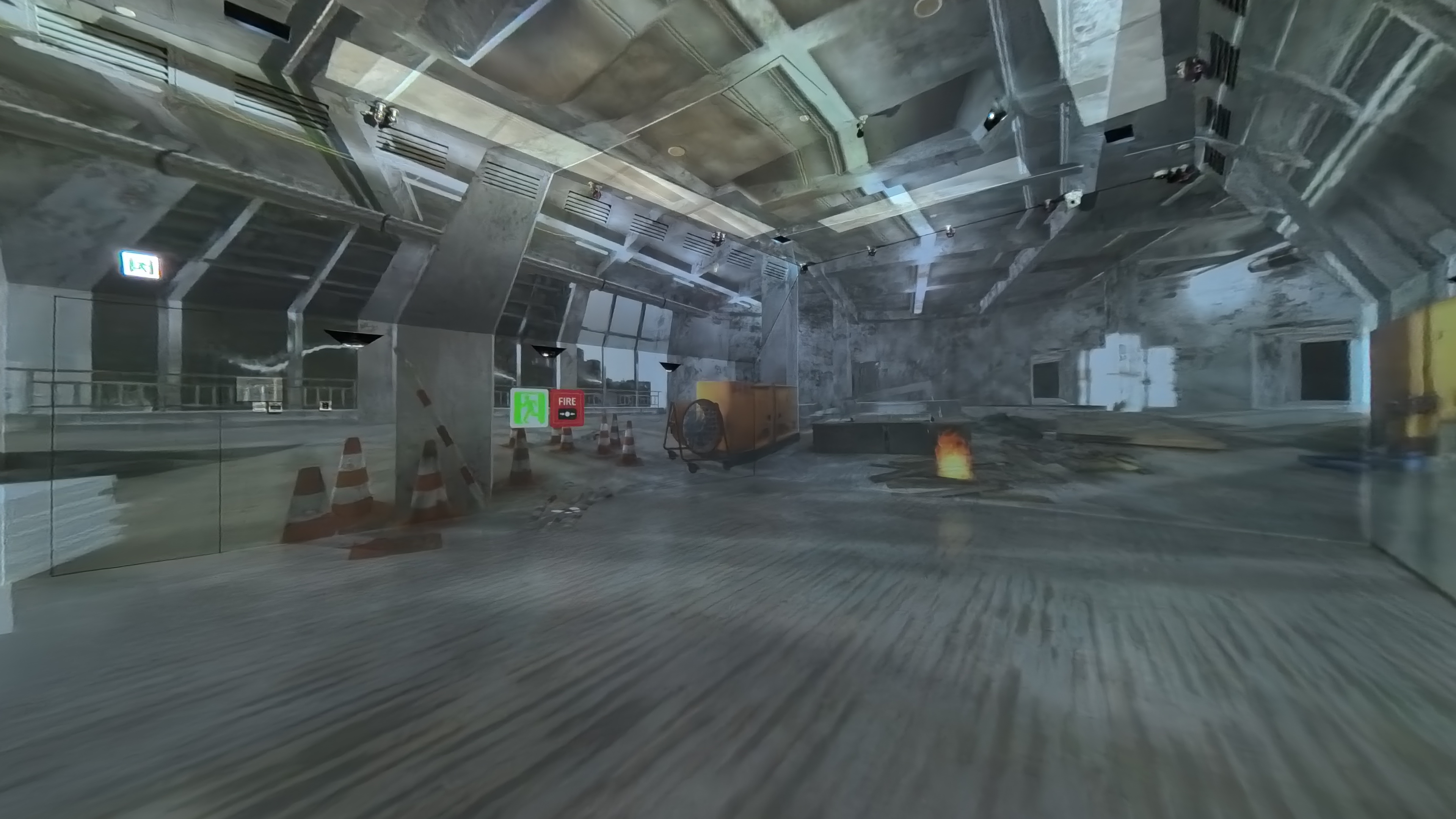 Construction site scenario